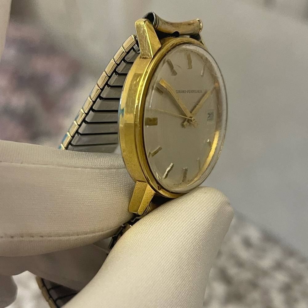 Vintage Girard-Perregaux 9292 Manual Men’s Watch 34.5mm Swiss Made Very Rare - Picture 4 of 6